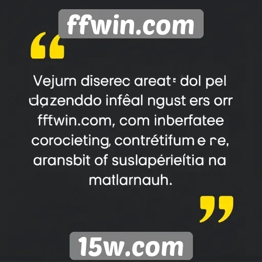 Feedback dos usuários sobre a interface do ffwin.com